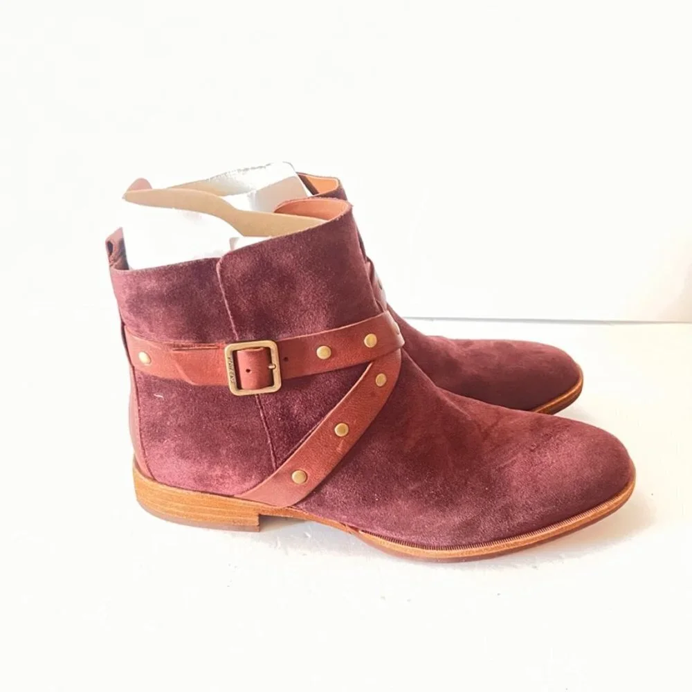 Kork-Ease® Kenai  Burgundy Leather Bootie